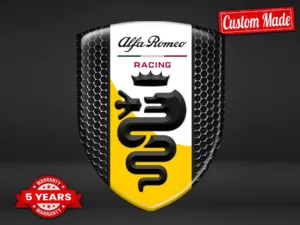 Alfa Romeo Vitre Arrière Auto Course Haut de Gamme Robuste